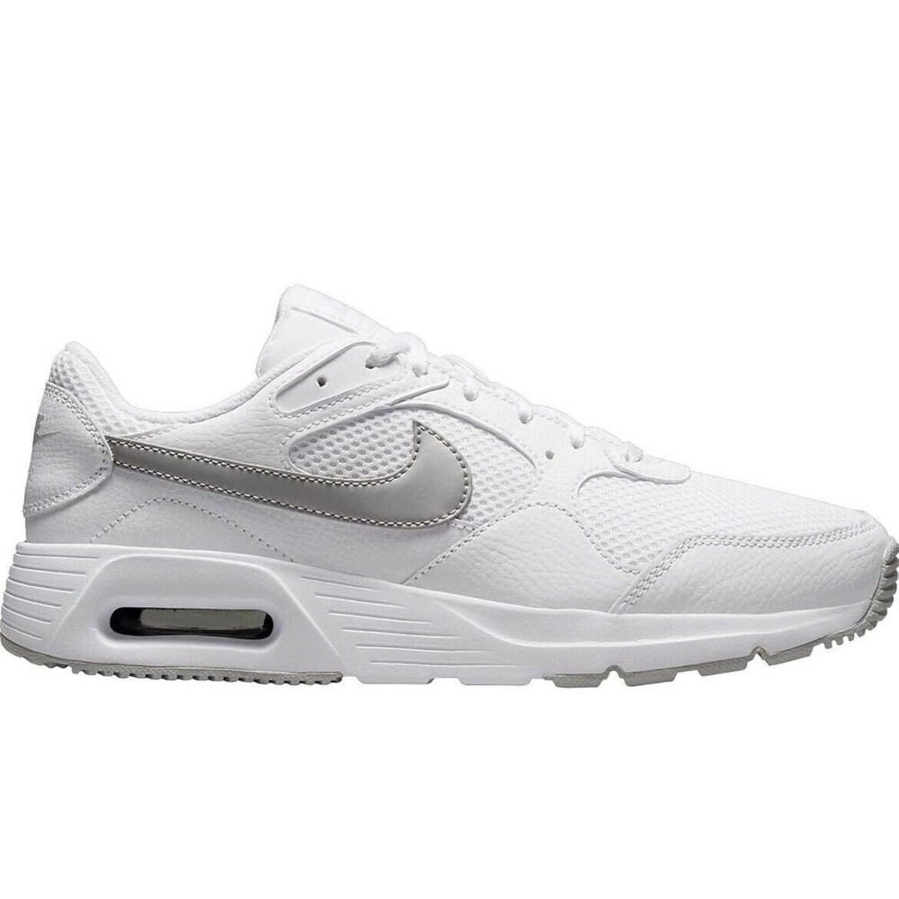 Nike Air Max SC Athletic Sneakers Shoes Women’s Size 9.5 White/Metallic Platinum - Picture 2 of 7